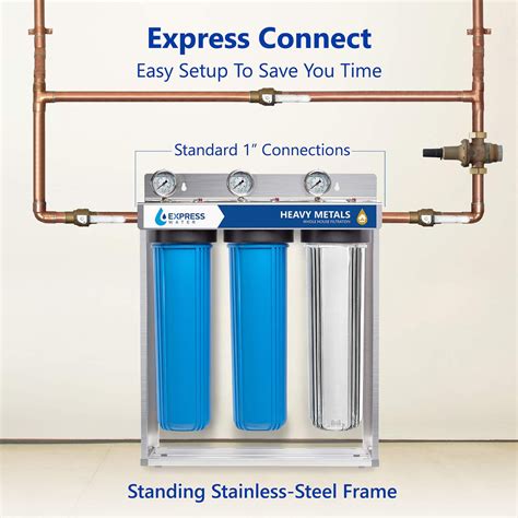 express water heavy metal whole house water filter owners manual|heavy metal removal water filter.